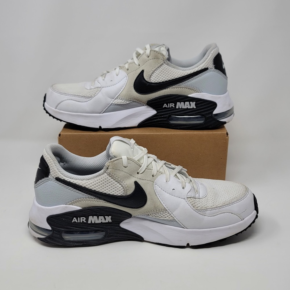 Nike Air Max Excee FN7304-100 Shoes White/Black Men's Size 8.5 Casual Sneakers